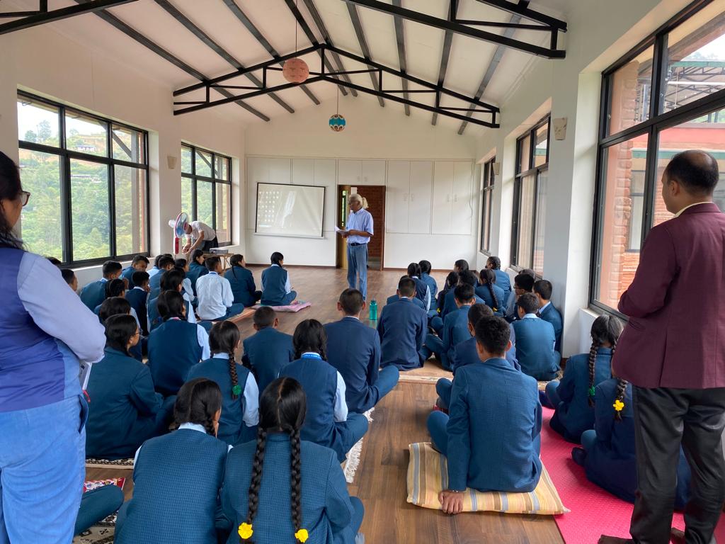 Ayurveda Health Home CSR initiative with Prarambha World School's students